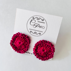 Aros Mini Círculo Rojo...