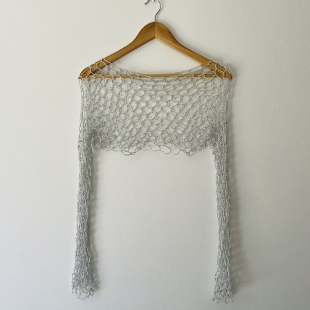 Manga Crochet Plateada