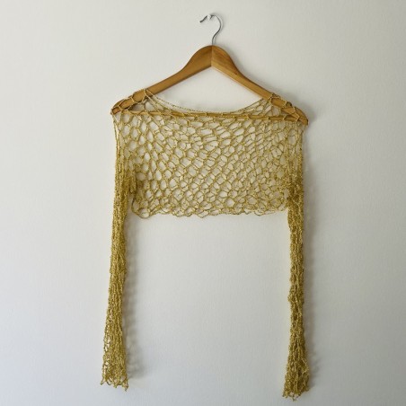 Manga Crochet Dorada