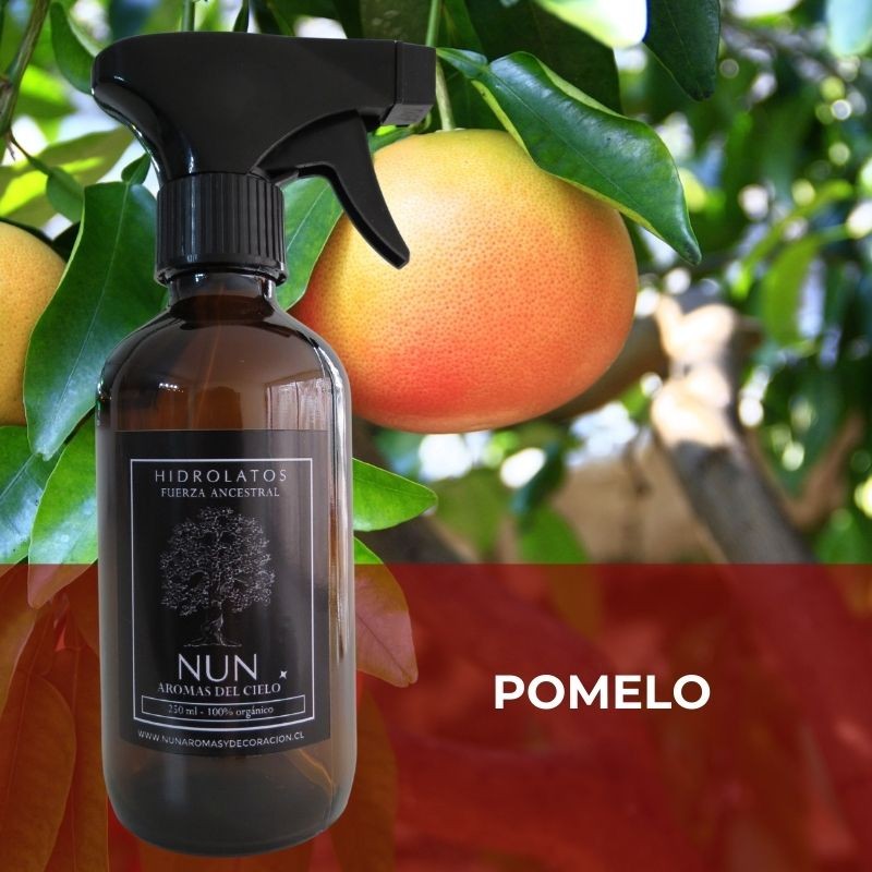 Hidrolato Orgánico 250cc  Pomelo Rosado