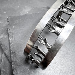 Brazalete Manos Plata 950