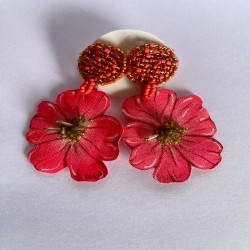 Aros Pintados - Fucsia