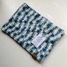 Cuello Liso Matizado Azul