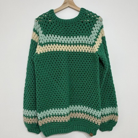 Sweater Cielo Verde Botella