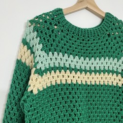 Sweater Cielo Verde Botella