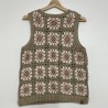 Chaleco Granny Sin Mangas Beige