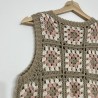 Chaleco Granny Sin Mangas Beige