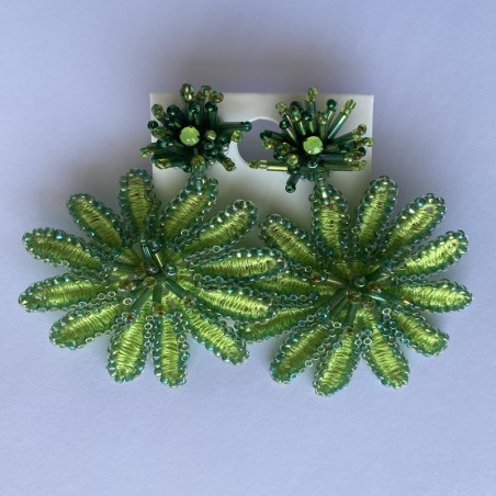 Maxi Aros Flor - Verde/Aqua