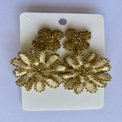 Maxi Aros Flor - Beige/Dorado