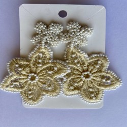 Maxi Aros Flor - Beige/Blanco