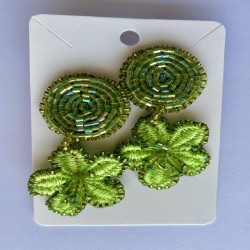 Aros Flor - Verde