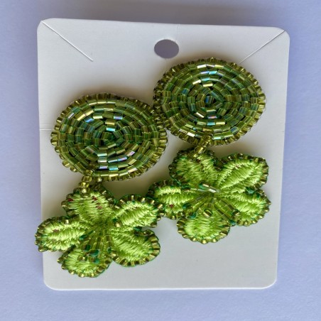 Aros Flor - Verde