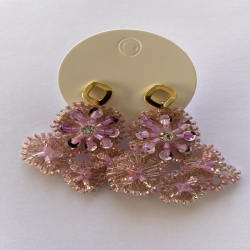 Aros Flor - Palo de Rosa