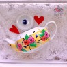 Tetera Porcelana blanca 800 ml