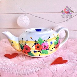 Tetera Porcelana blanca 800 ml