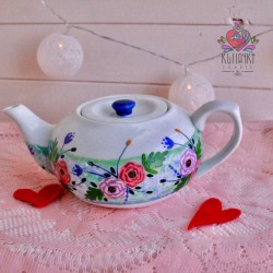 Tetera Porcelana blanca 800 ml