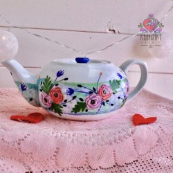 Tetera Porcelana blanca 800 ml