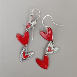 Aros Corazones Pop XL