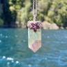 Amuleto Fluorita Y Estrella Esmaltada