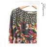 Blusa Alma Hibiscus M/Larga