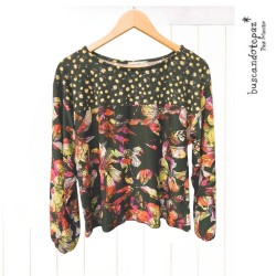 Blusa Alma Hibiscus M/Larga