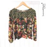 Blusa Alma Hibiscus M/Larga