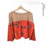 Blusa Alma Roja elasticada M/Larga