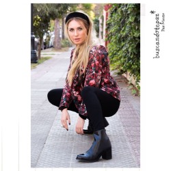 Blazer Estampado Rojo