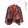 Blazer Estampado Rojo