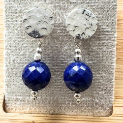 Aros de Plata con piedra...