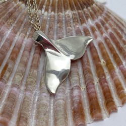 Collar Plata Cola de Ballena