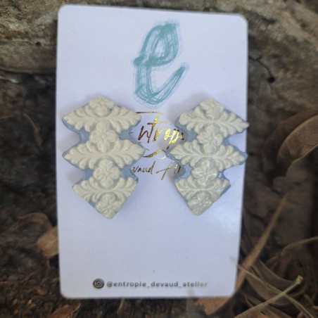 Aros Porcelana Diseño en Relieve