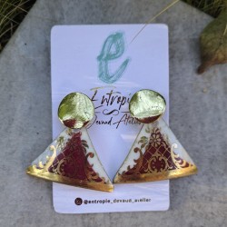 Aros Triangulares Porcelana...