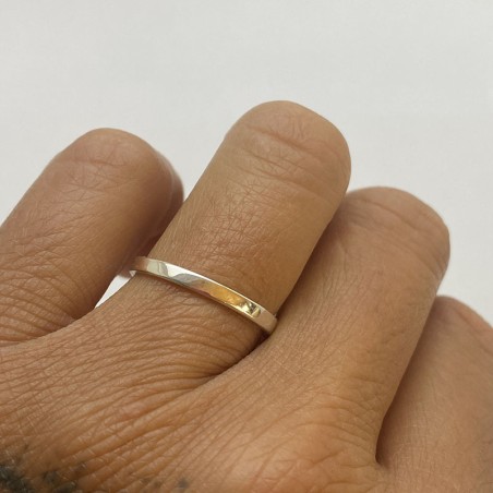 Anillo Plata Básico N-14