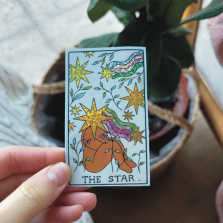 Sticker carta tarot The Star