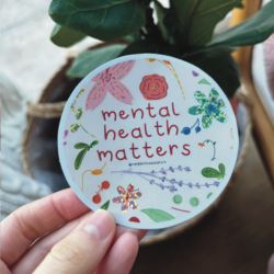 Sticker Mental Health Matters