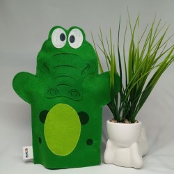 Títere de mano Cocodrilo