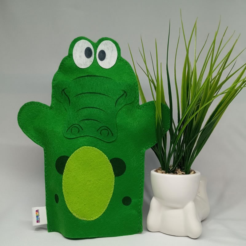 Títere de mano Cocodrilo