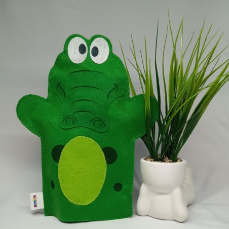 Títere de mano Cocodrilo