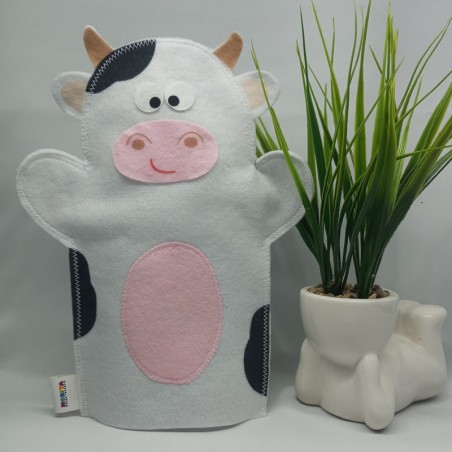 Títere de mano Vaca