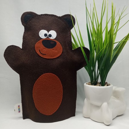 Títere de mano Oso