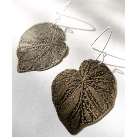 Aros Begonia Envejecida en Bronce