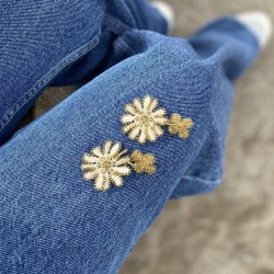 Maxi Aros Flor - Beige/Dorado