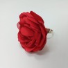 Anillo Carmen alpaca rojo encendido