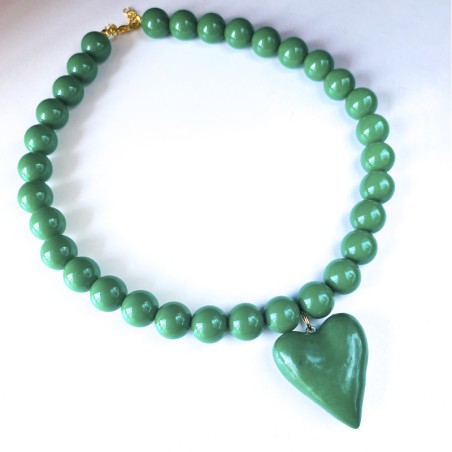 Collar Verde Esmeralda