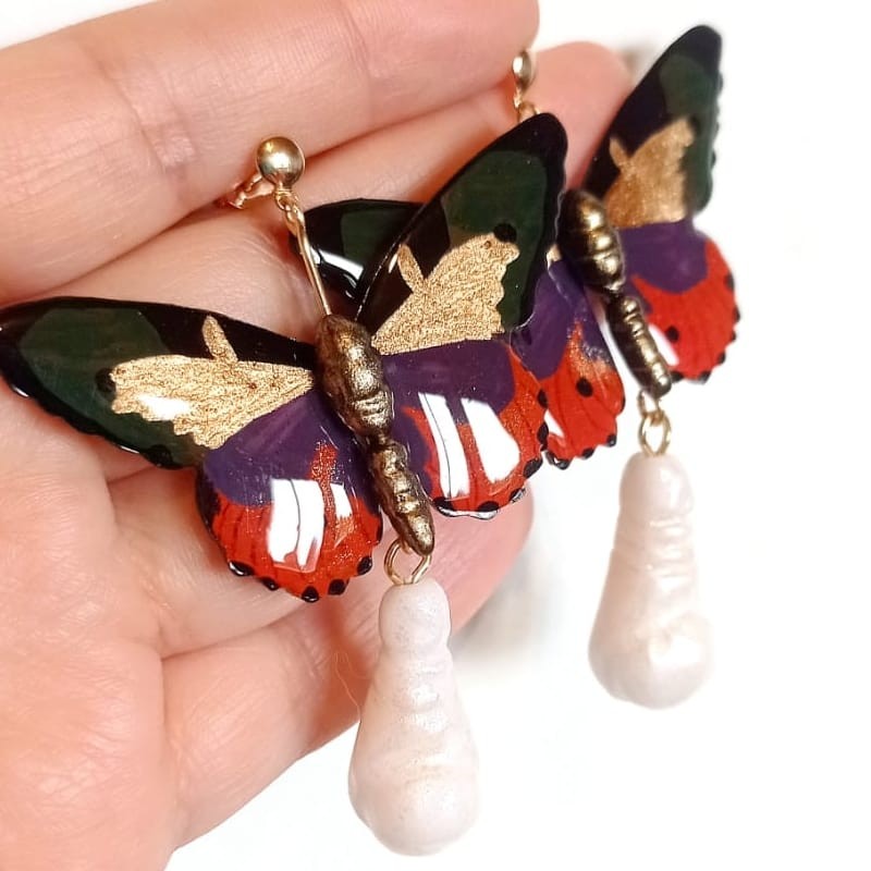 Aretes Mariposa 1
