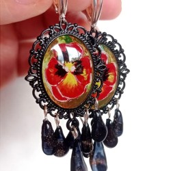 Aretes Pintura Pensamientos