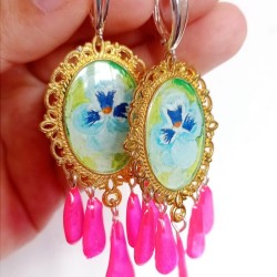 Aretes Pintura Pensamientos 1