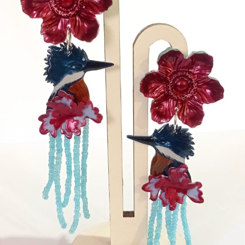 Aretes Martín Pescador