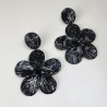 Flor Negro Plata